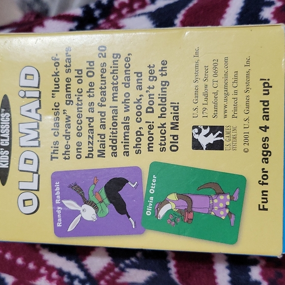 COPY - Kids Classic Old Maid Deck of Cards - Picture 2 of 2